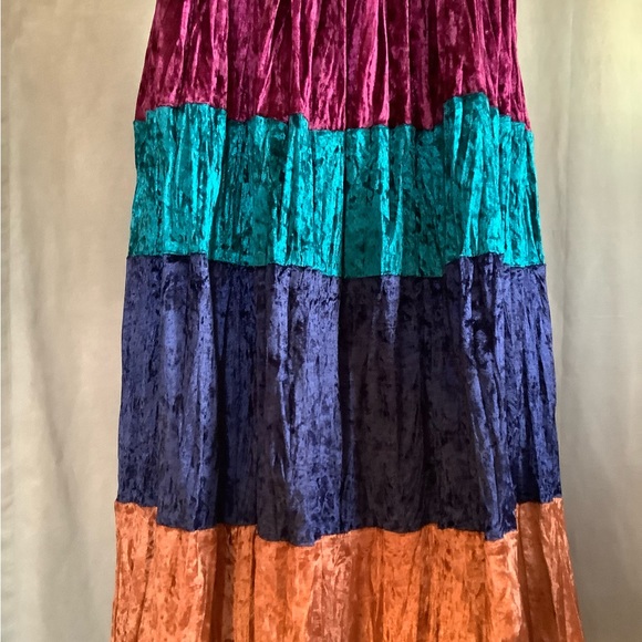 City Girl Sport Skirts Vintage City Girl Sport Velvet Broomstick